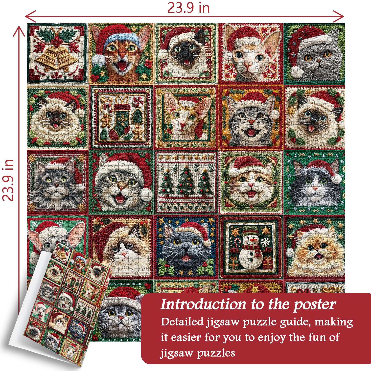 Capi di Natale puzzle puzzle 1000 pezzi