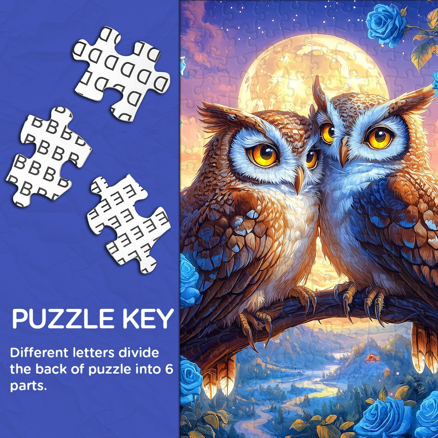 MOULTLIT OWIS Jigsaw Puzzle 1000 pezzi