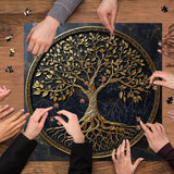 Goldener Baum des Lebens Jigsaw Puzzle 1000 Stücke