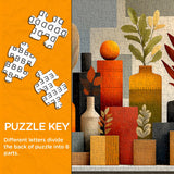Puzzle puzzle arancione 1000 pezzi