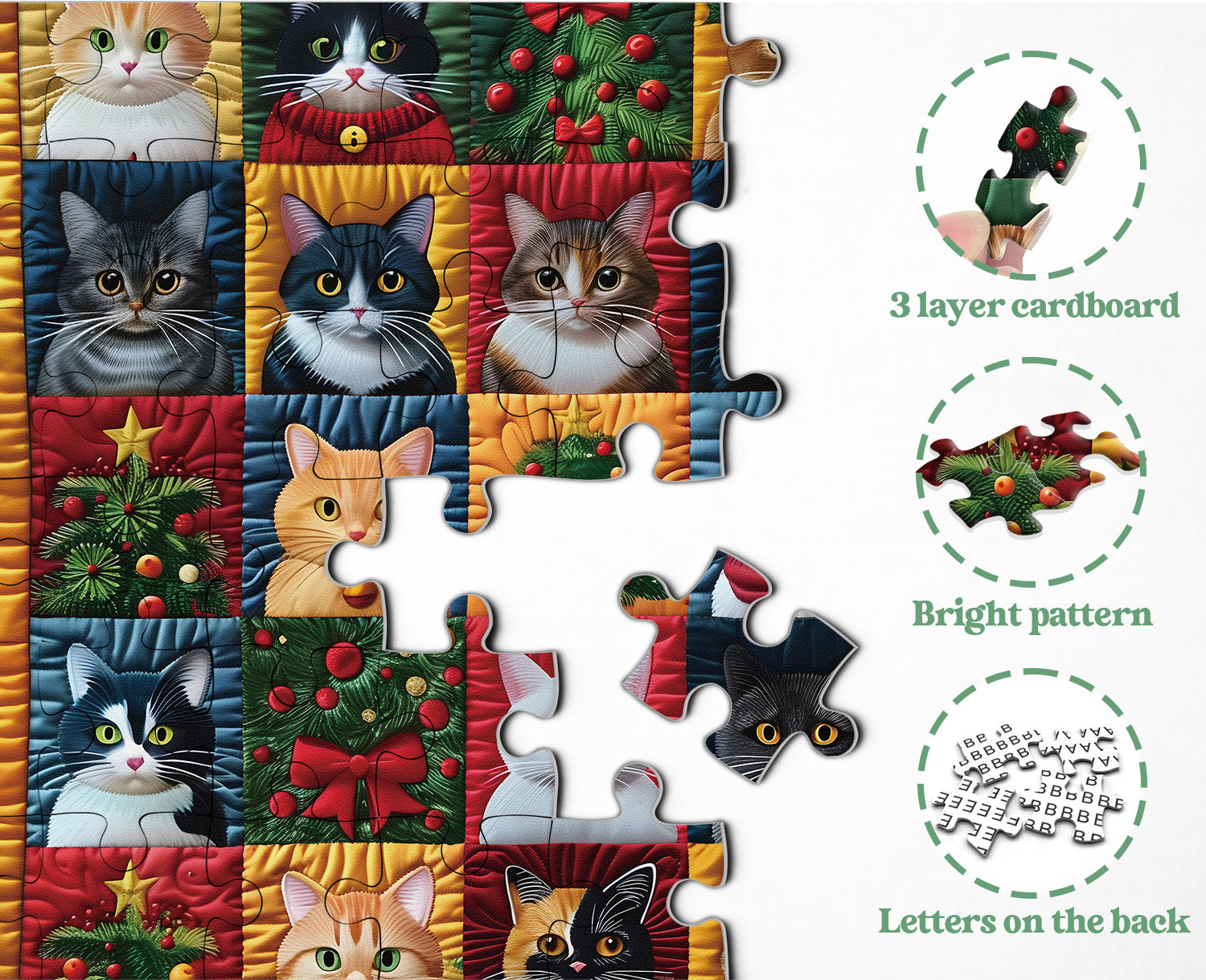 Capi di Natale puzzle puzzle 1000 pezzi