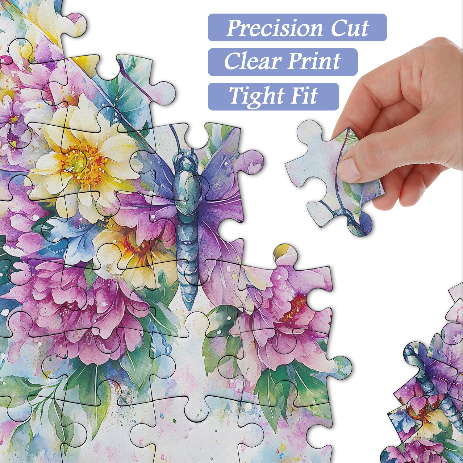Puzzle ali floreali puzzle 1000 pezzi