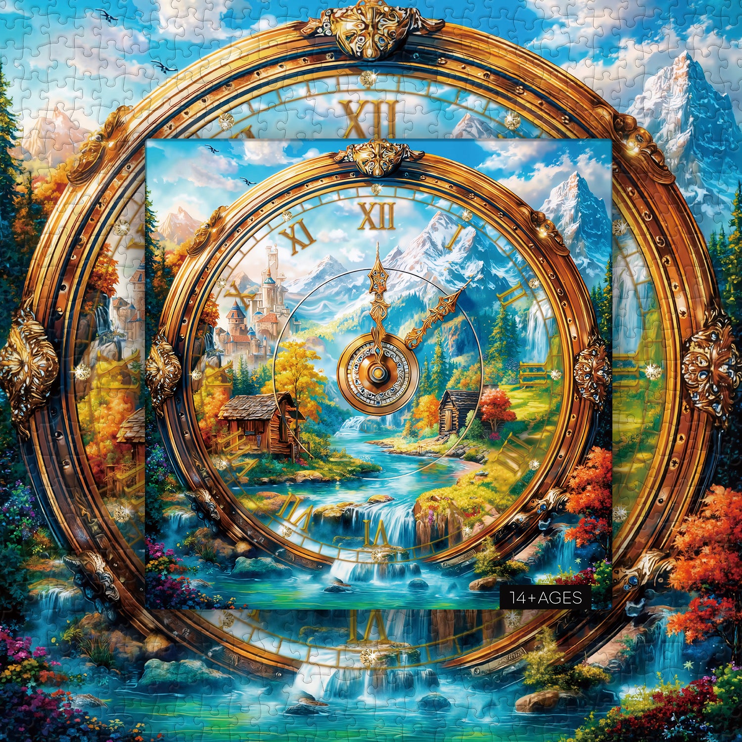 Puzzle Orologio Primavera 1000 Pezzi