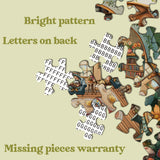 Puzzle da puzzle di tè gnome 1000 pezzi