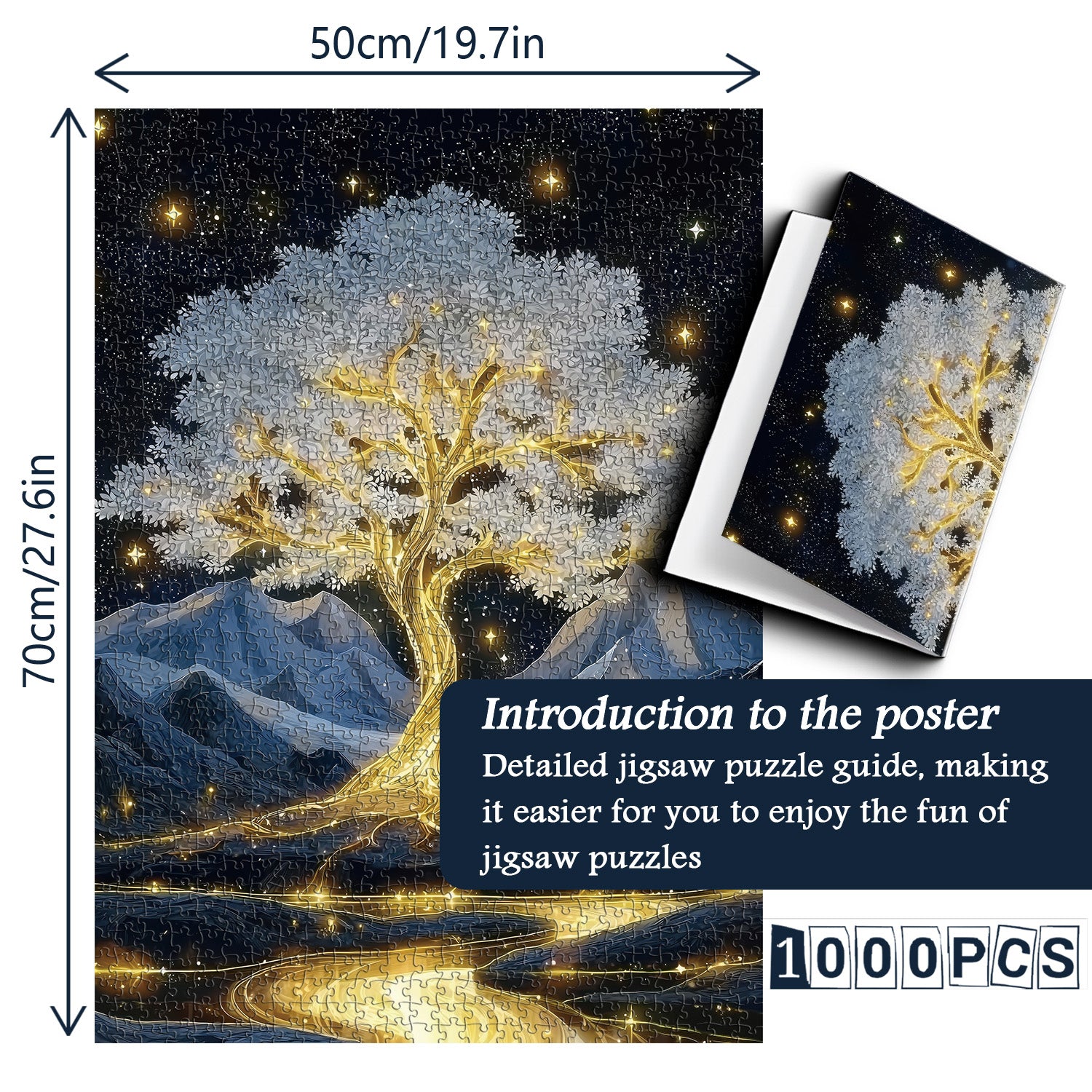 Eternal Golden Tree Jigsaw Puzzle 1000 pezzi
