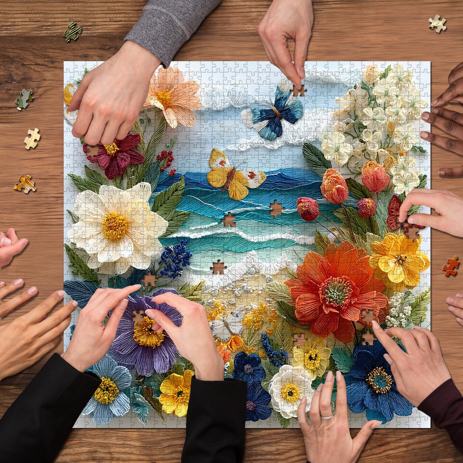 Sea & Bloom Jigsaw Puzzle 1000 pezzi