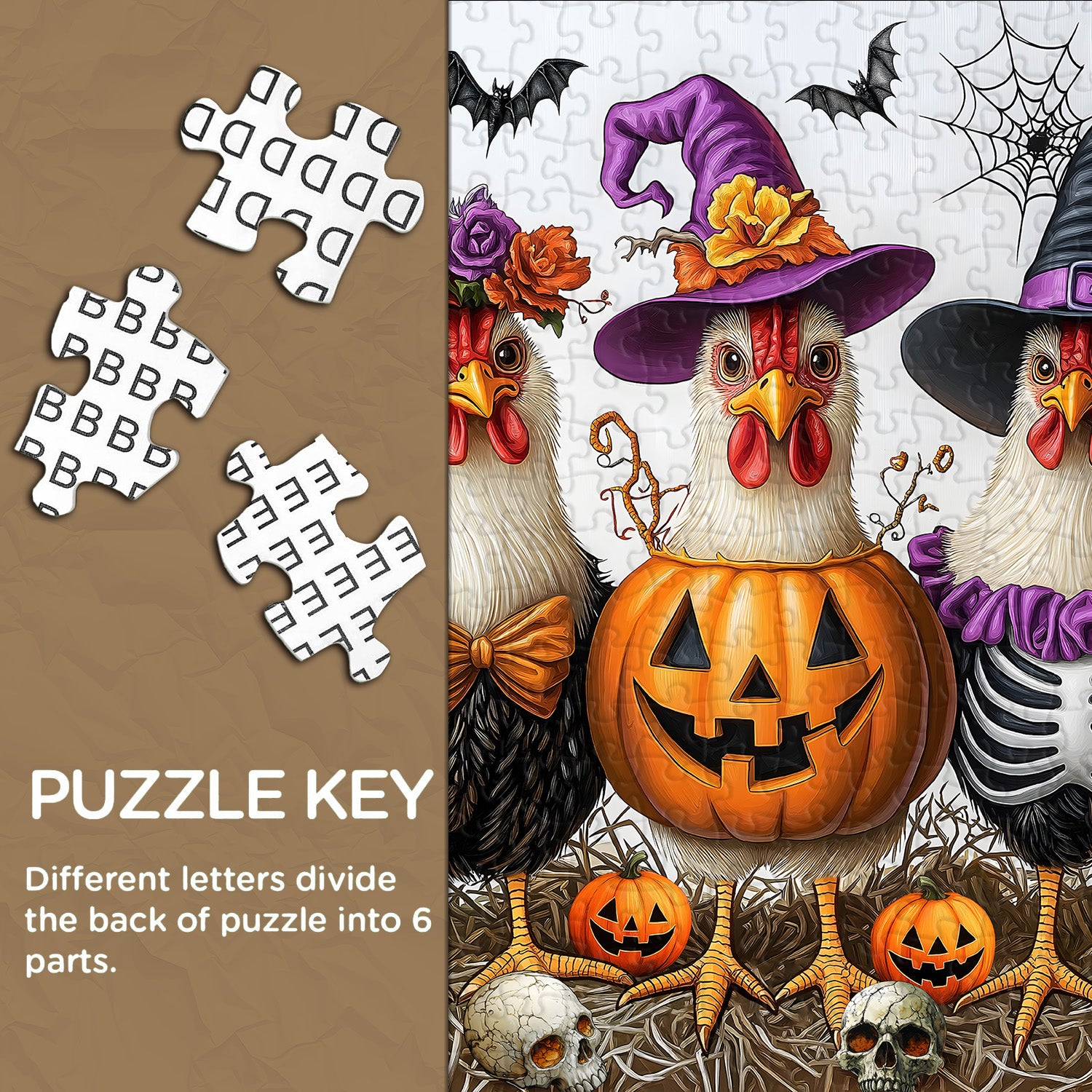 Halween Trickster polli puzzle puzzle 1000 pezzi