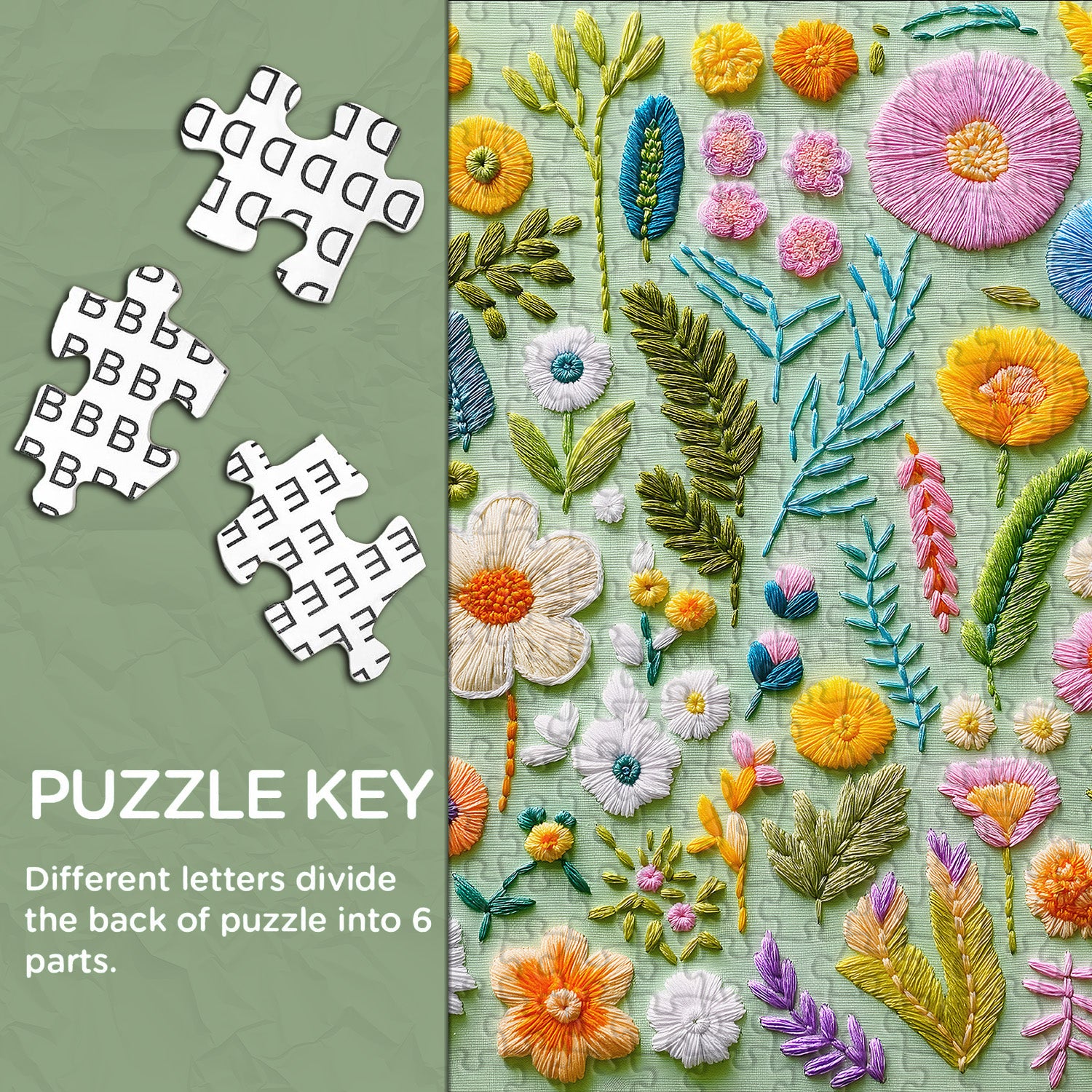 Punti floreali puzzle puzzle 1000 pezzi