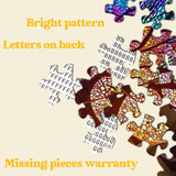 Passi di alberi leggeri puzzle puzzle 1000 pezzi