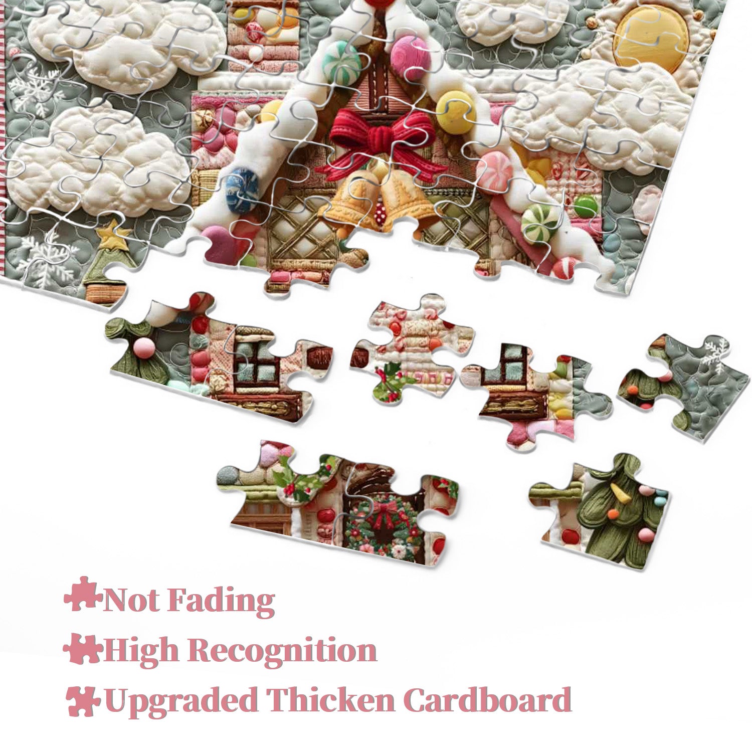 Candy Gingerbread House Jigsaw Puzzle 1000 Pieces