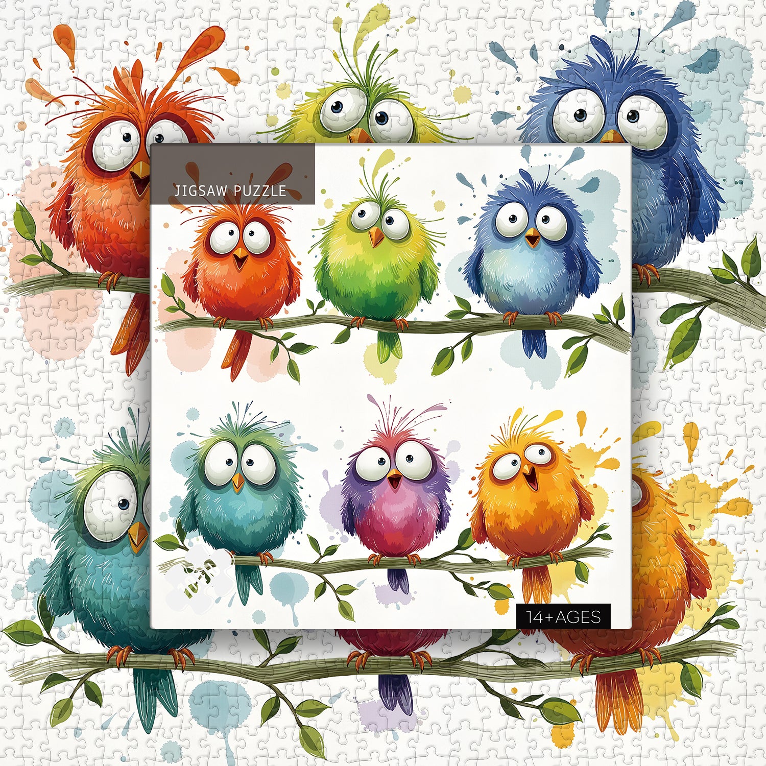 Lustige Vögel Jigsaw Puzzle 1000 Stücke