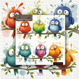 Lustige Vögel Jigsaw Puzzle 1000 Stücke