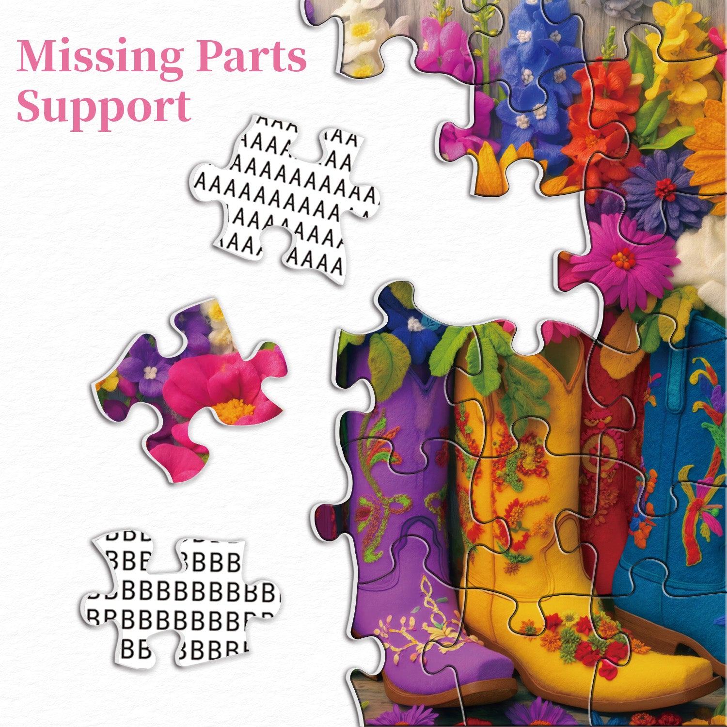 Petali vibranti puzzle puzzle 1000 pezzi