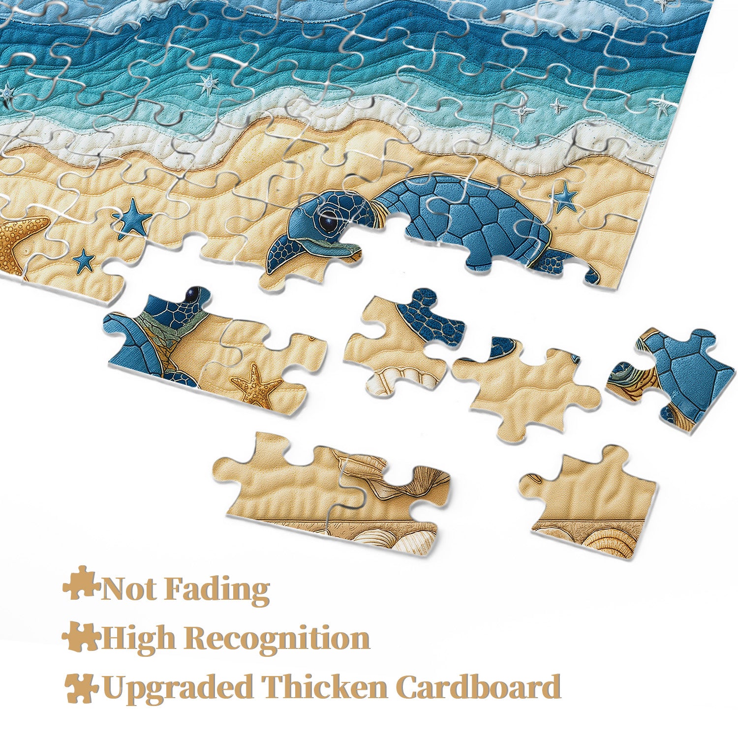 Pun puzzle 1000 pezzi di puzzina di tartaruga in tessuto 1000 pezzi