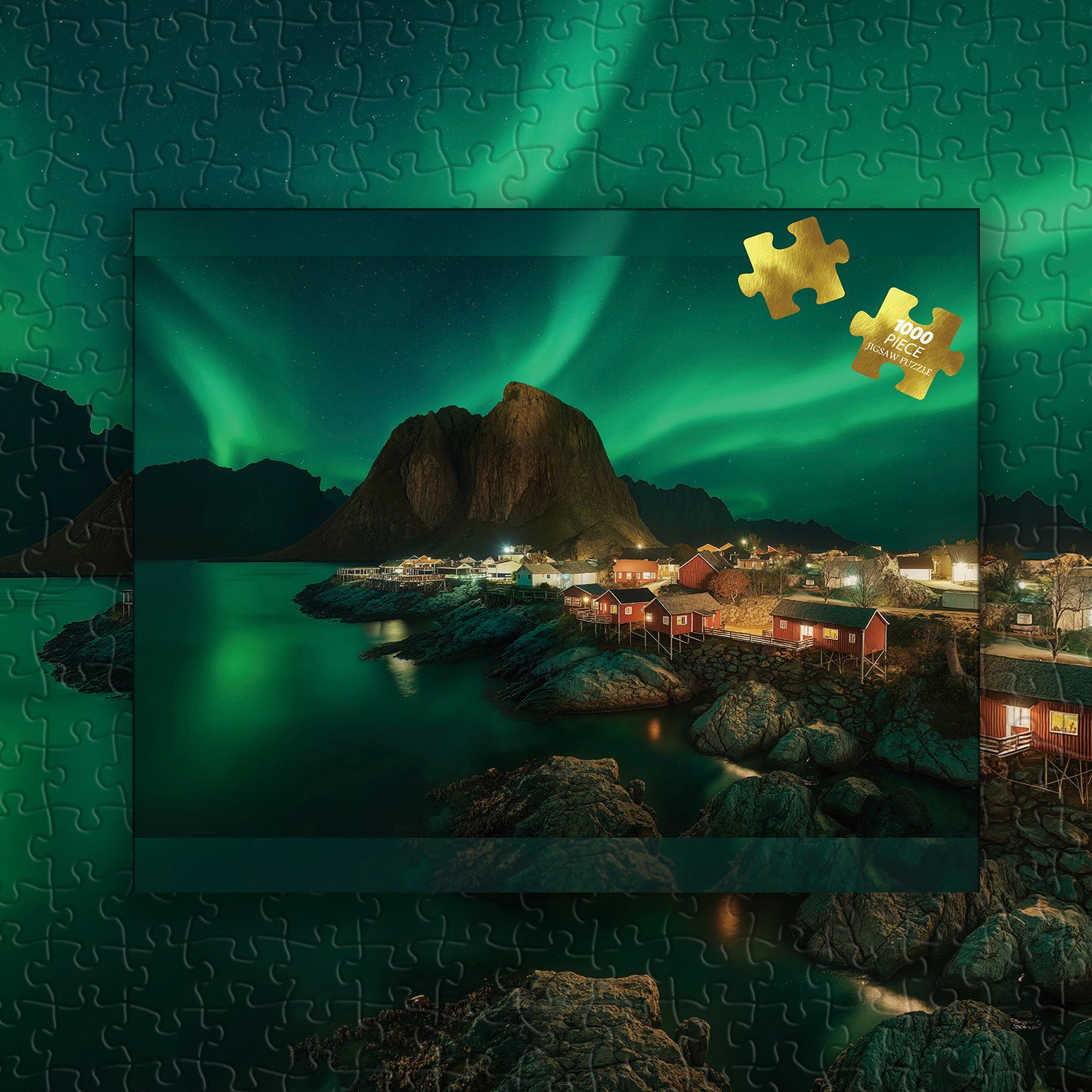 Silent Aurora Jigsaw Puzzle 1000 pezzi