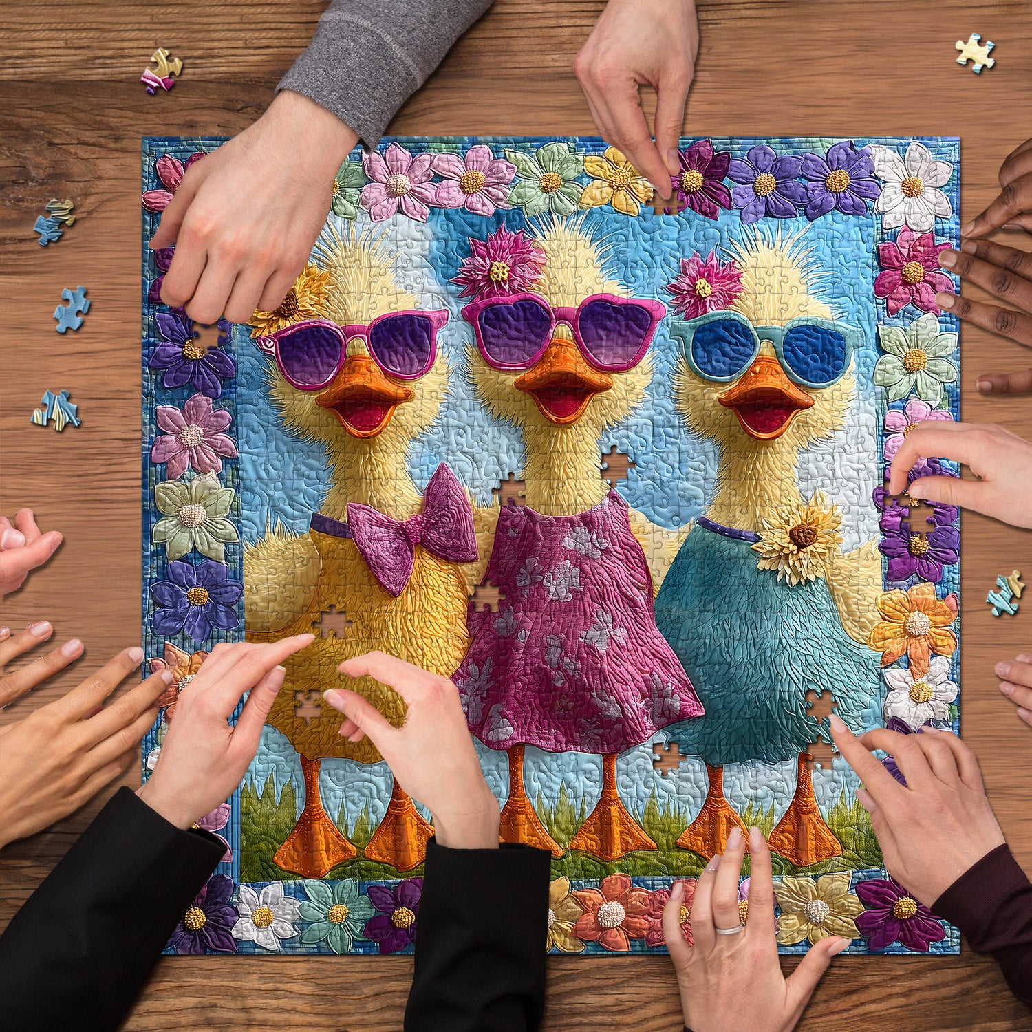 Funny Ducks Jigsaw Puzzle 1000 Pieces