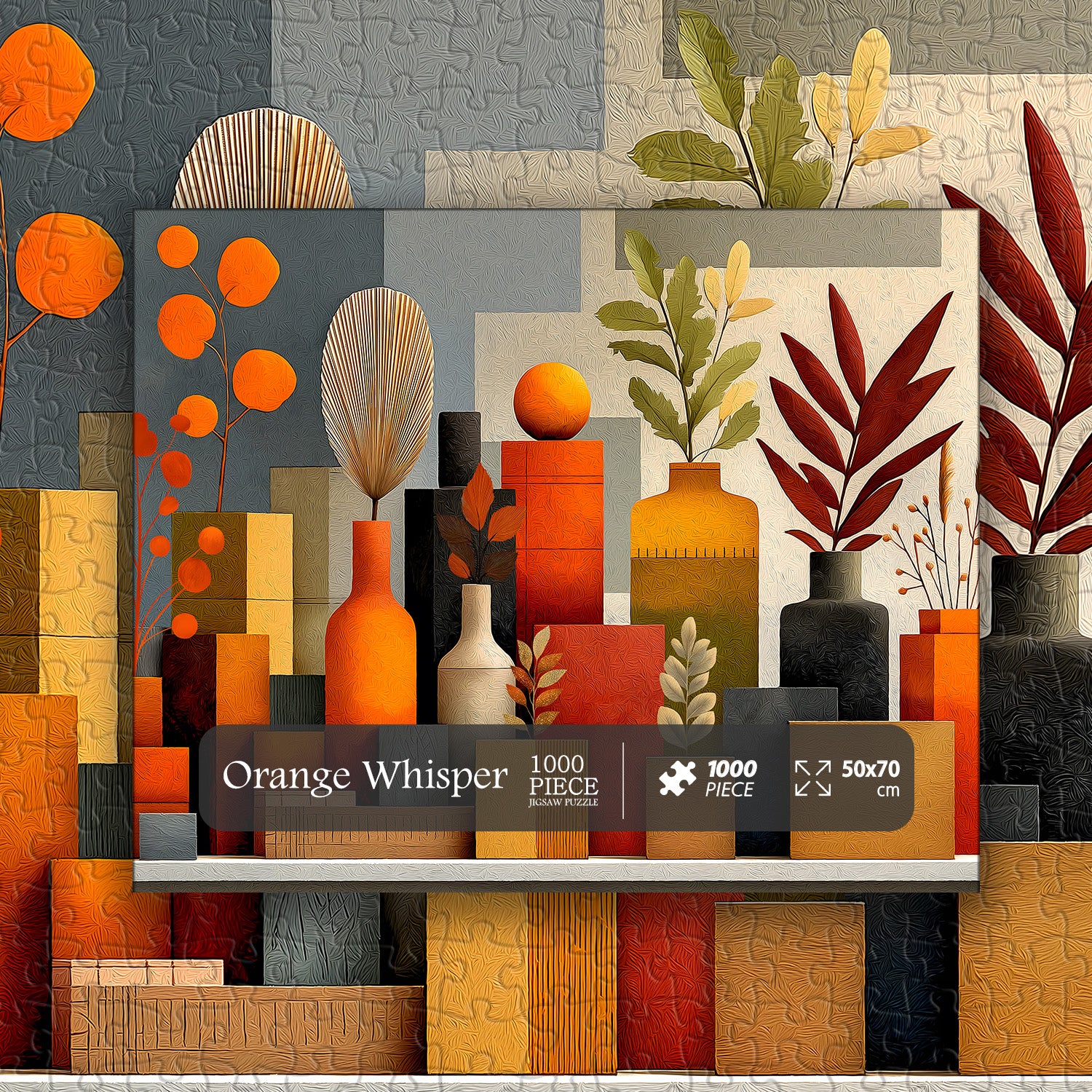 Puzzle puzzle arancione 1000 pezzi