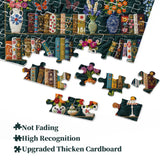 Puzzle da giardino con mensola, 1000 pezzi