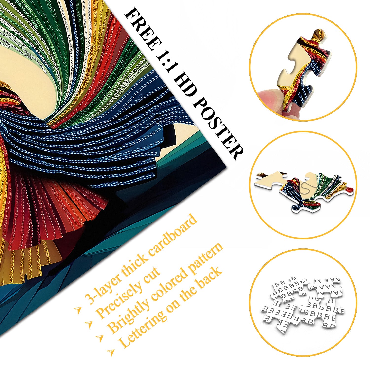 Tanzes Mädchen Puzzle 1000 Stücke