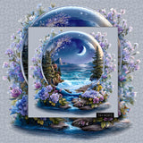Puzzle con sfera di cristallo Sea Moon, 1000 pezzi