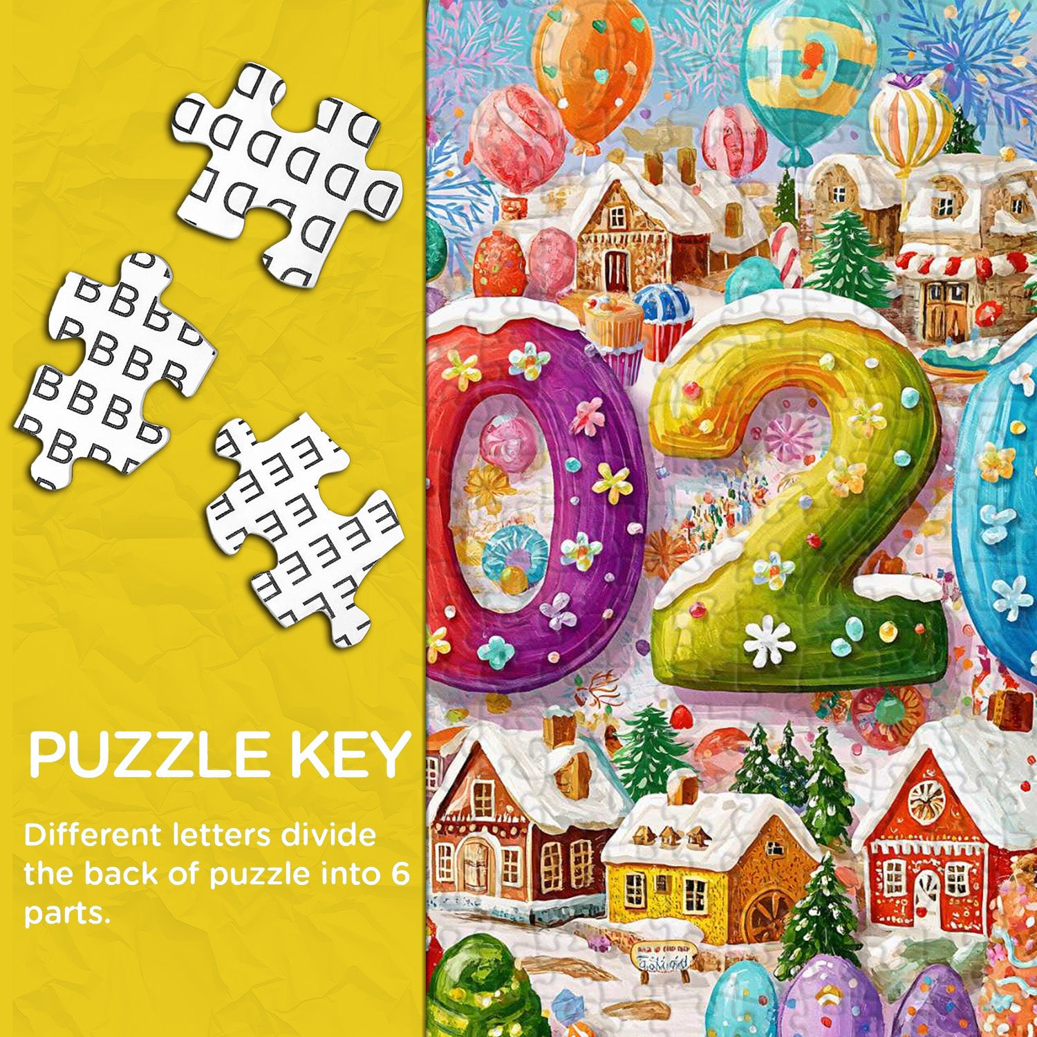 Sweet 2026 Puzzle de puzzle 1000 pièces