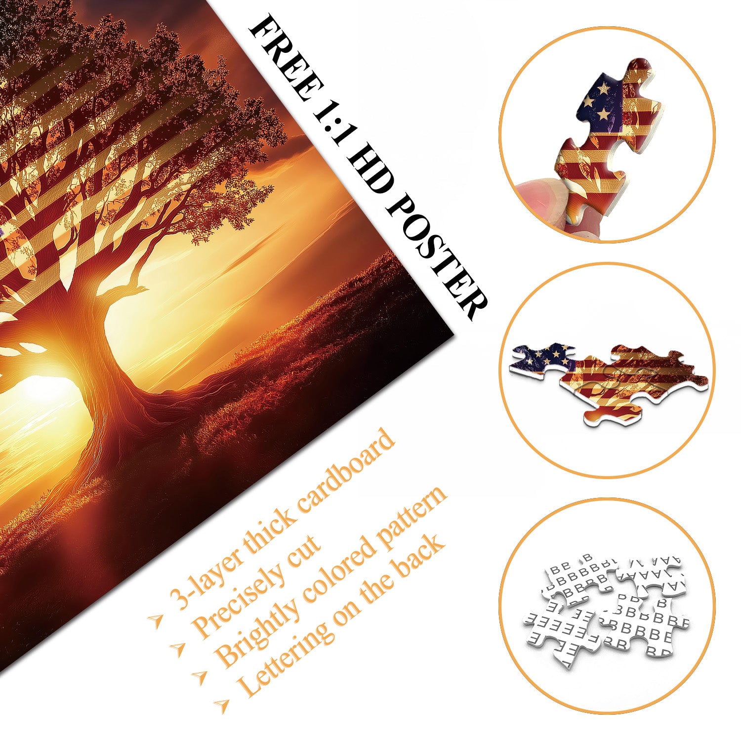 Sunset Glory puzzle puzzle 1000 pezzi