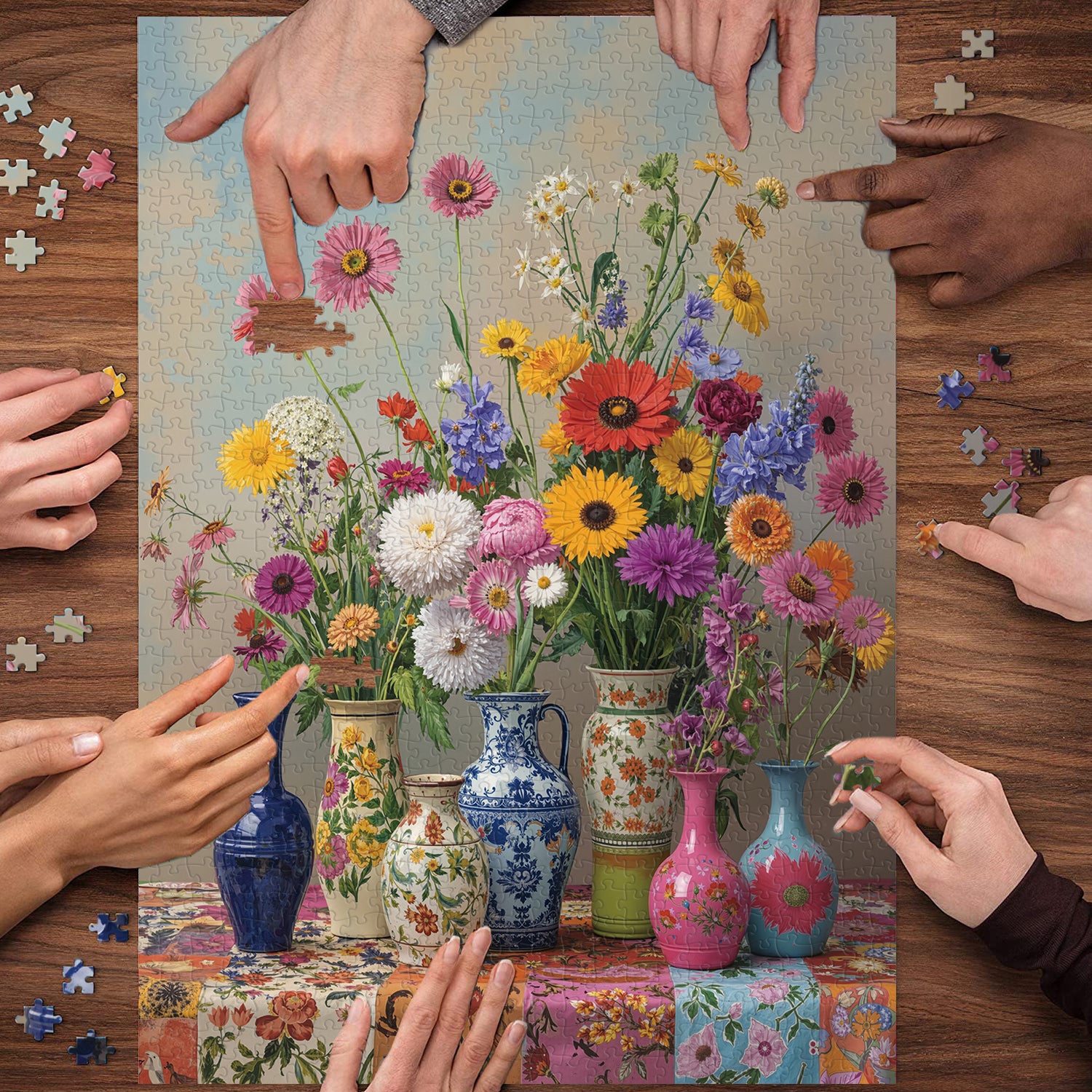 Vasi blossom puzzle puzzle 1000 pezzi
