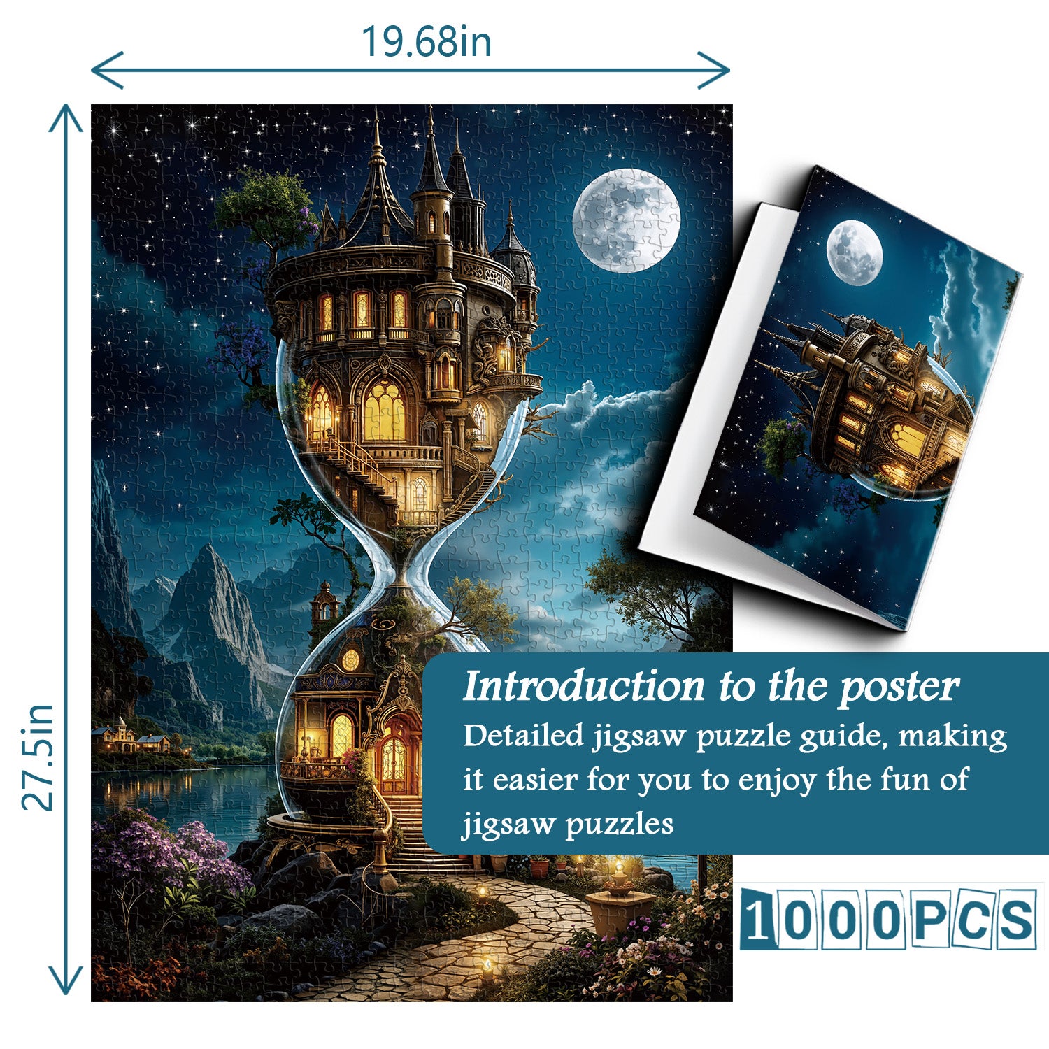 Puzzle hotel a clessino puzzle 1000 pezzi