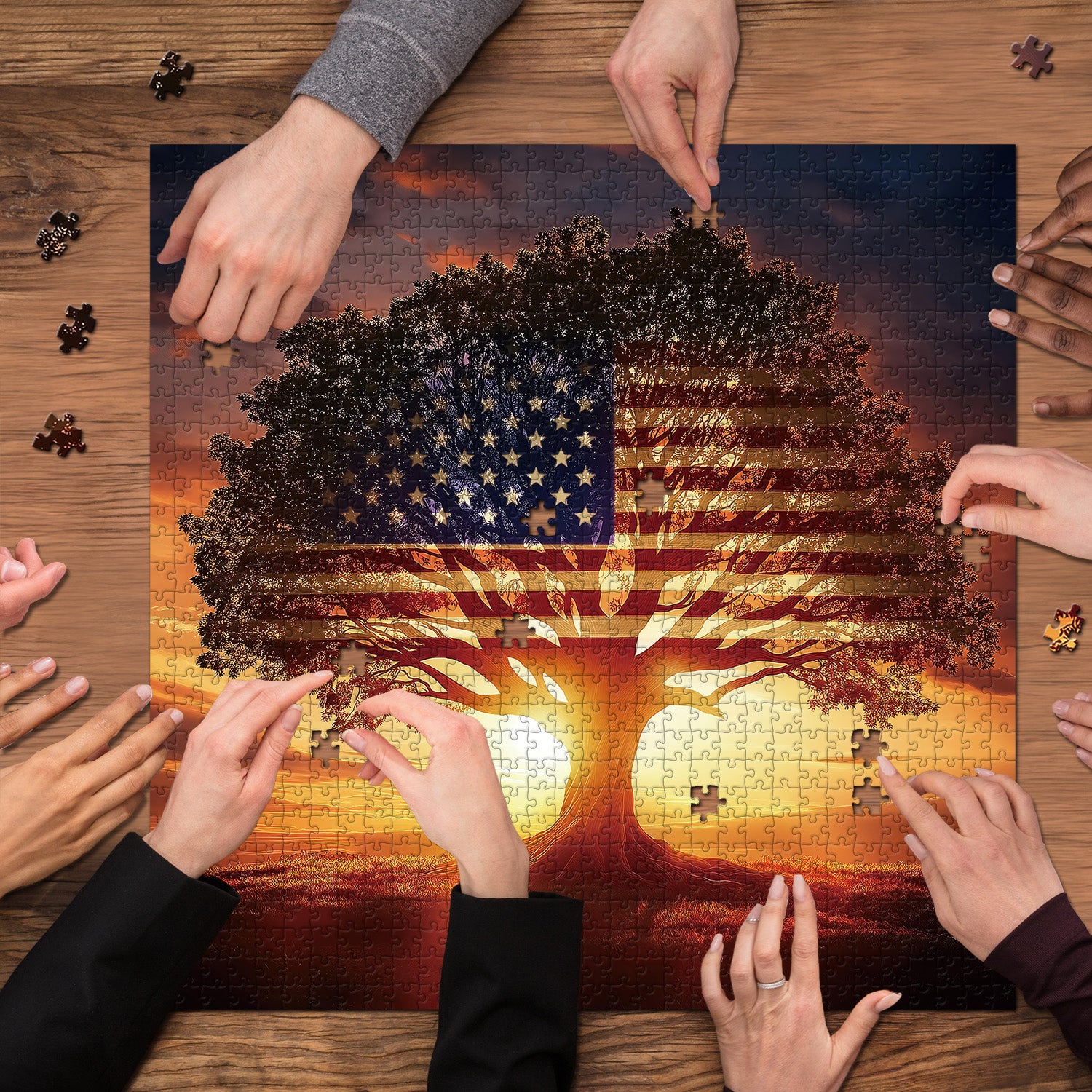 Sunset Glory puzzle puzzle 1000 pezzi