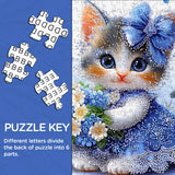 Puzzle del gattino zaffiro da 1000 pezzi