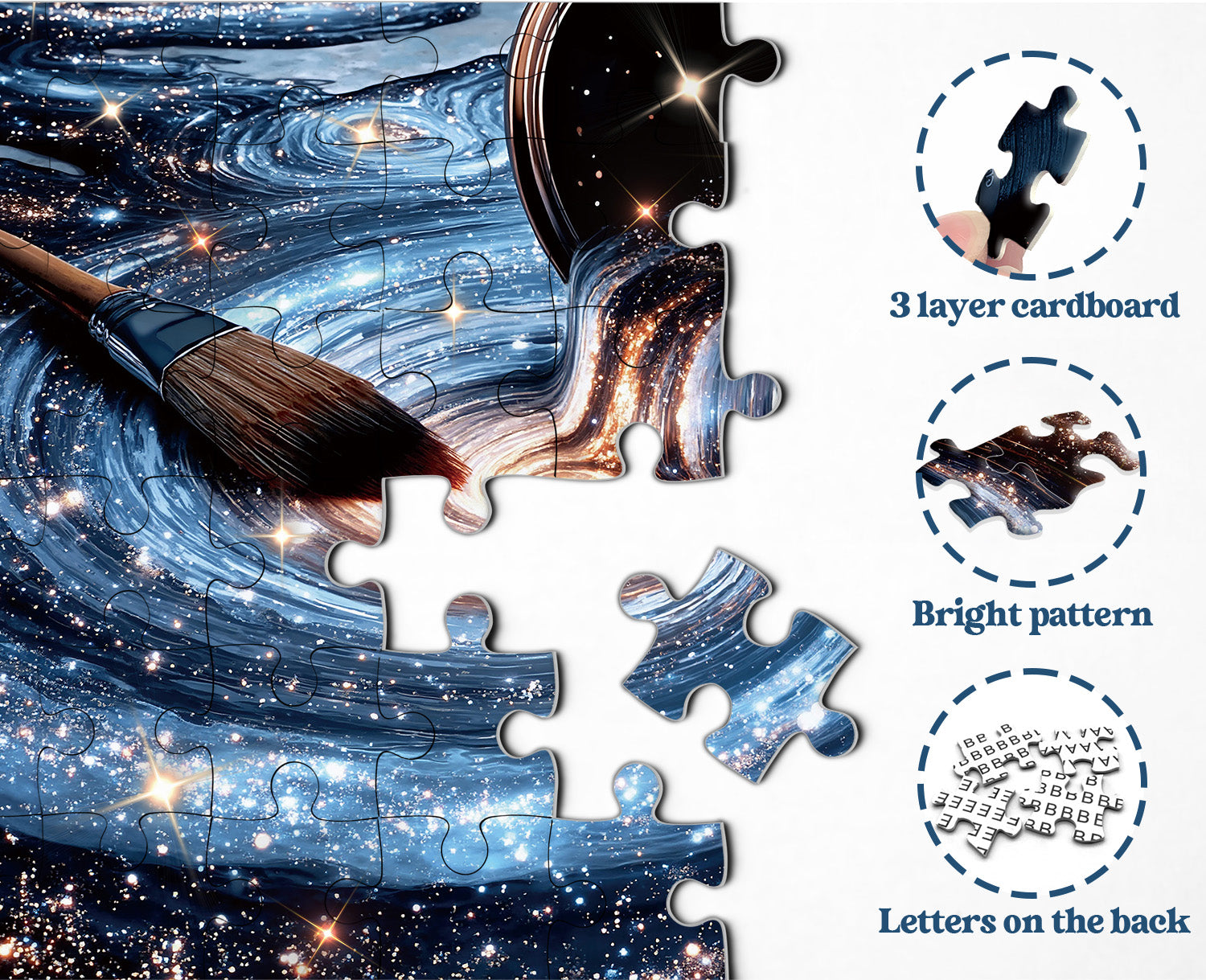 Puzzle a pennello cosmico puzzle 1000 pezzi