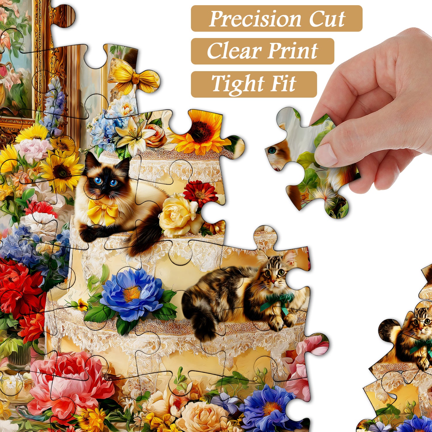 Cat Feast Jigsaw Puzzle 1000 Pieces