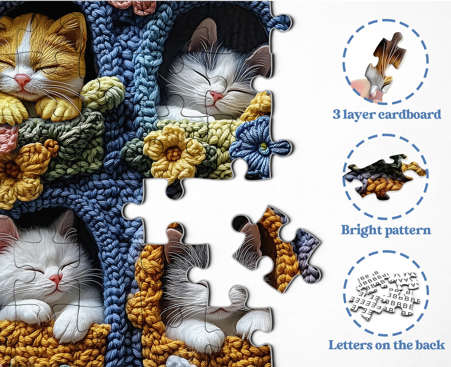 Accoglienti gattini puzzle puzzle 1000 pezzi