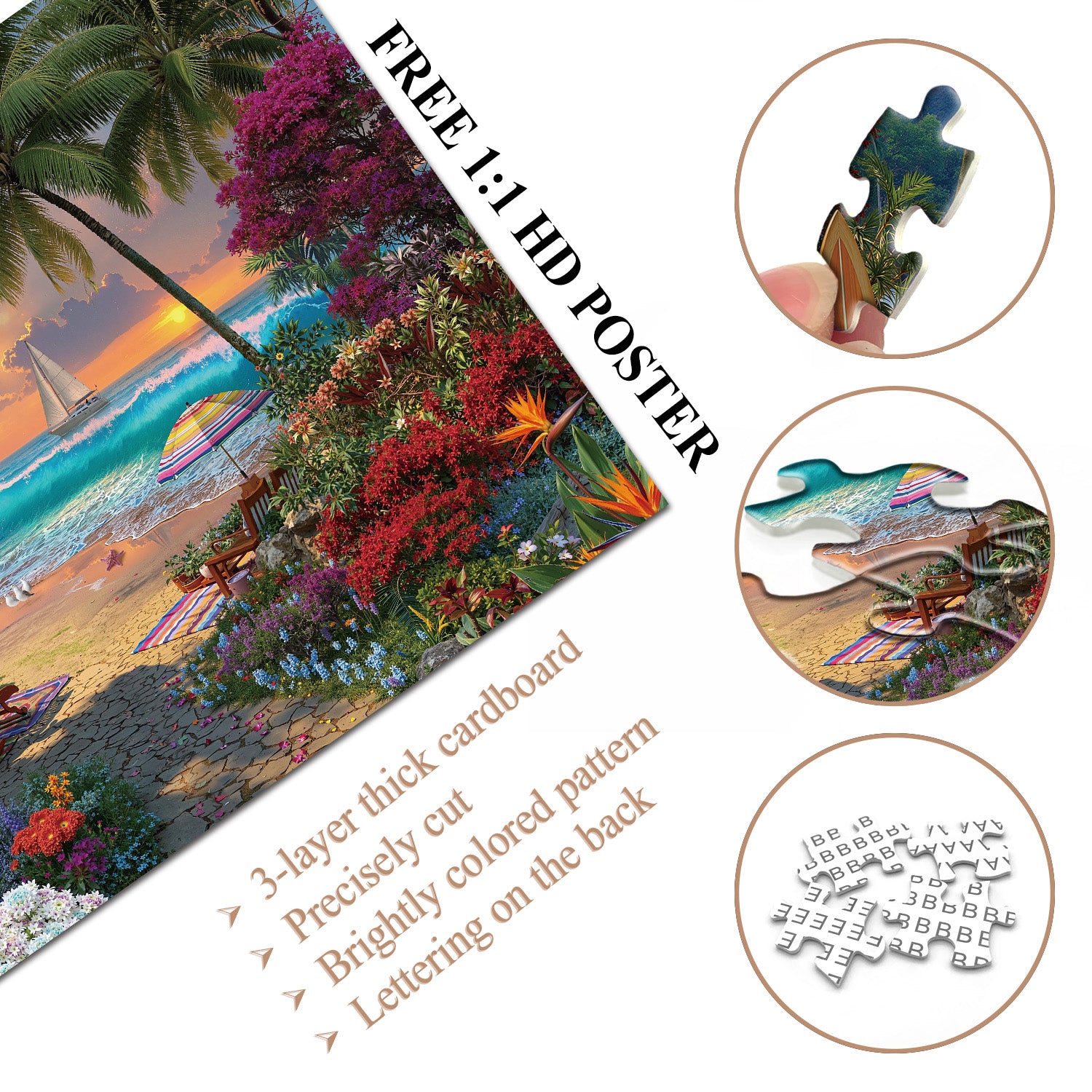 Tides Paradise puzzle puzzle 1000 pezzi