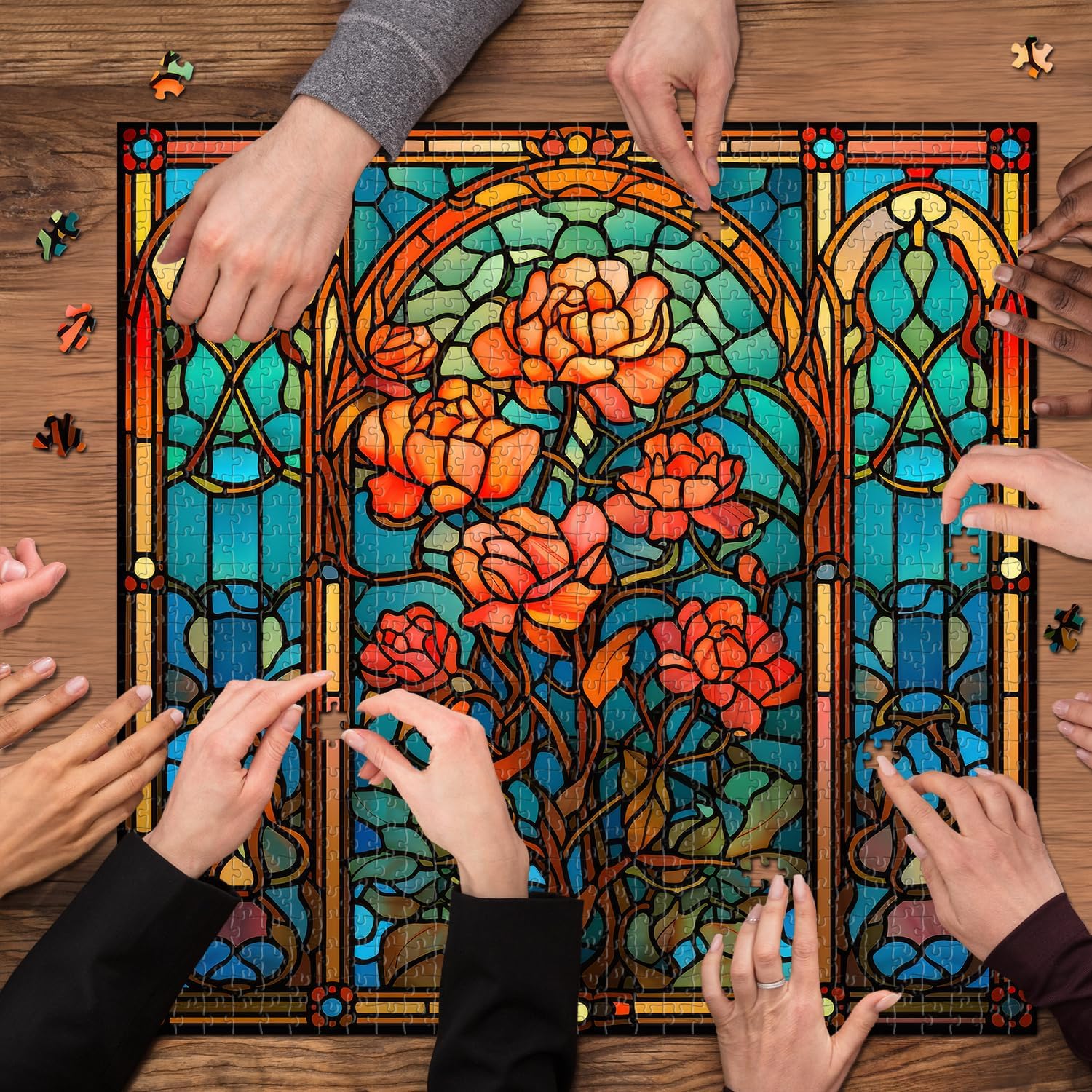 Arte fiori puzzle puzzle 1000 pezzi