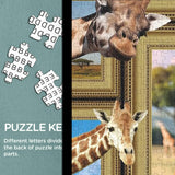 Pieci di puzzle per giraffe divertenti 1000 pezzi