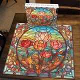 Künstlerische Blumenpuzzle 1000 Stücke