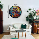 Puzzle di gufo artistico puzzle 1000 pezzi