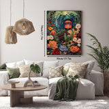 Vibrante Forest Train Rompecabezas Puzzle 1000 Piezas
