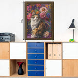 Puzzle gatto e fiori puzzle 1000 pezzi