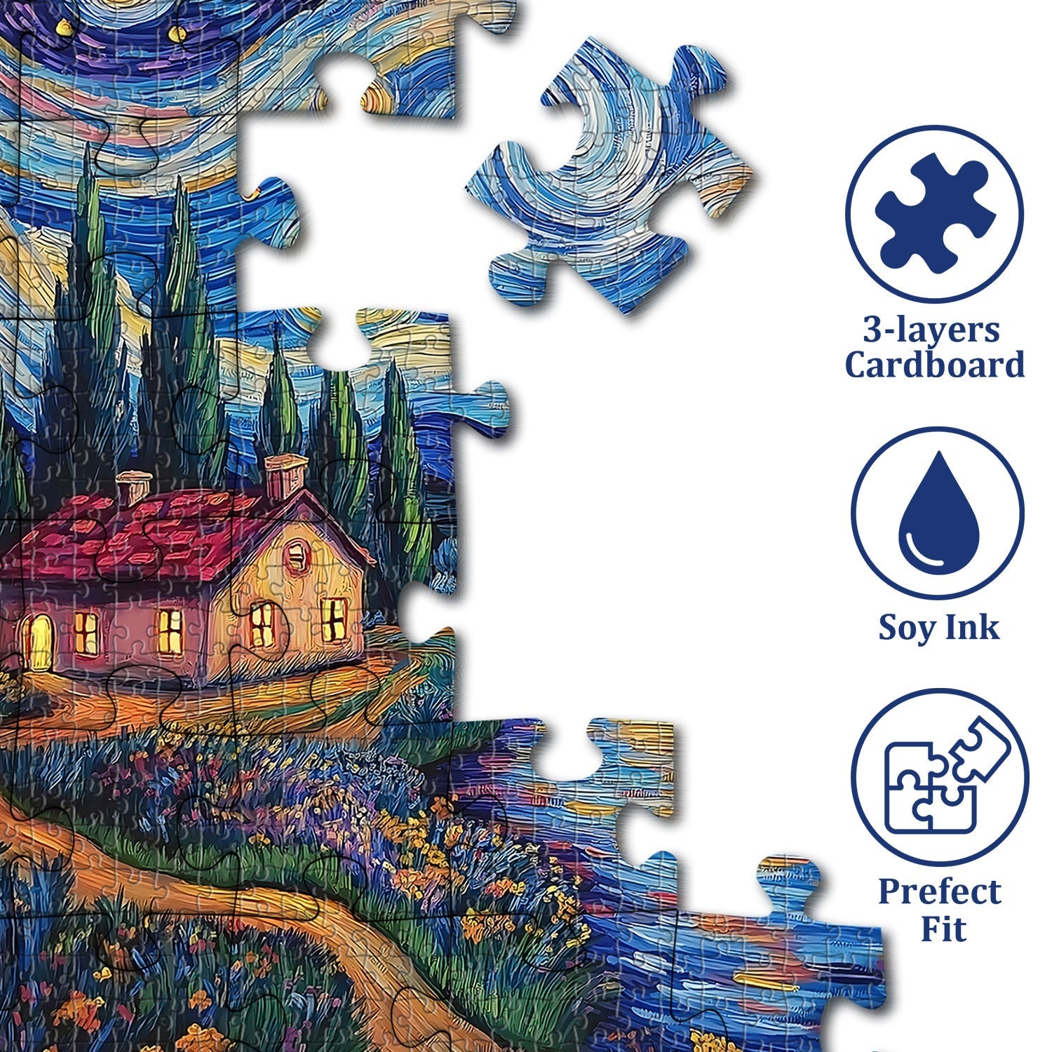 Night Town Jigsaw Puzzle 1000 pezzi