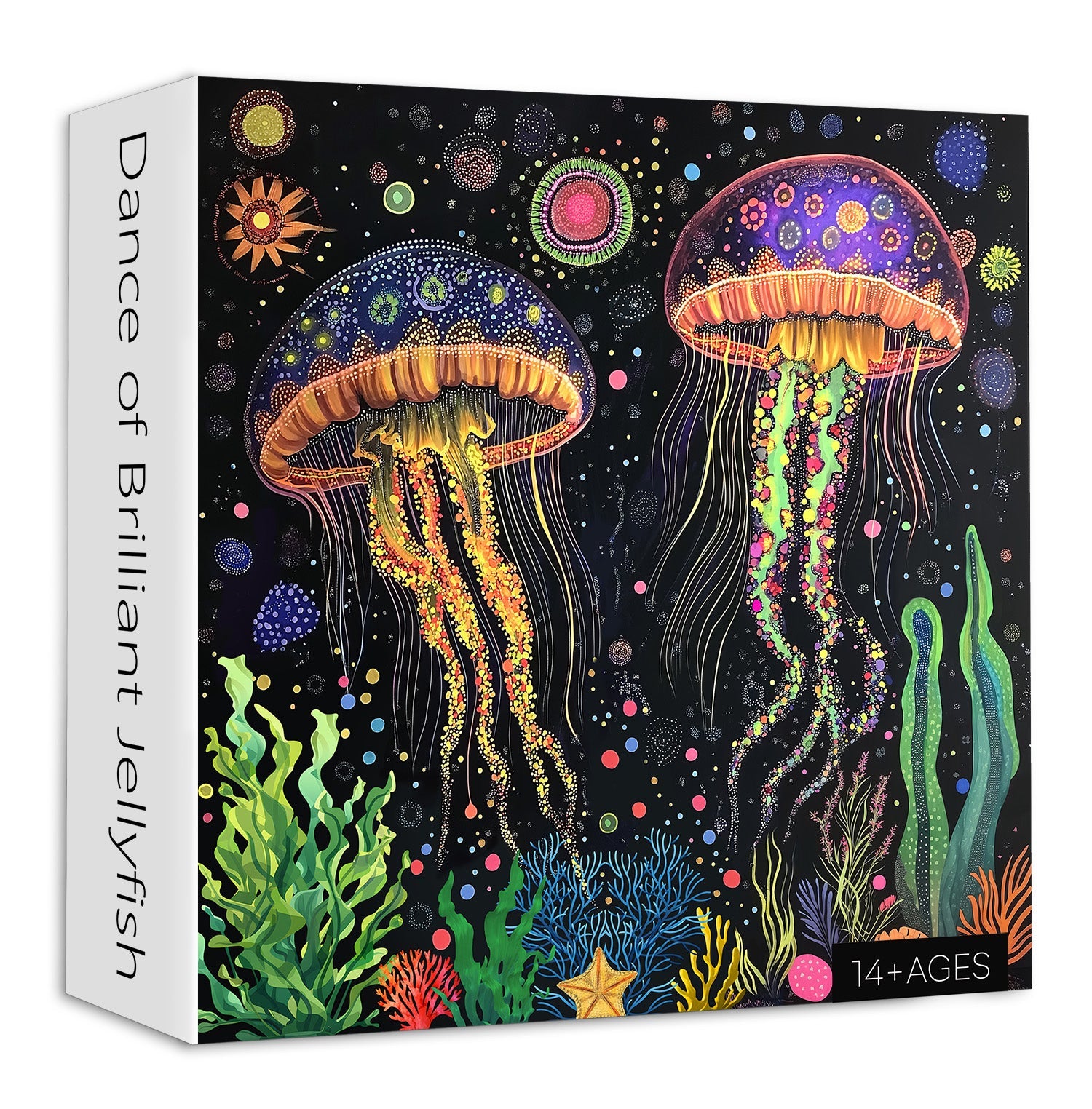 Tanz aus brillanten Jellyfish -Puzzle 1000 Stücke