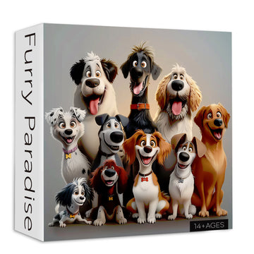 Peludo paraíso rompecabezas rompecabezas 1000 piezas