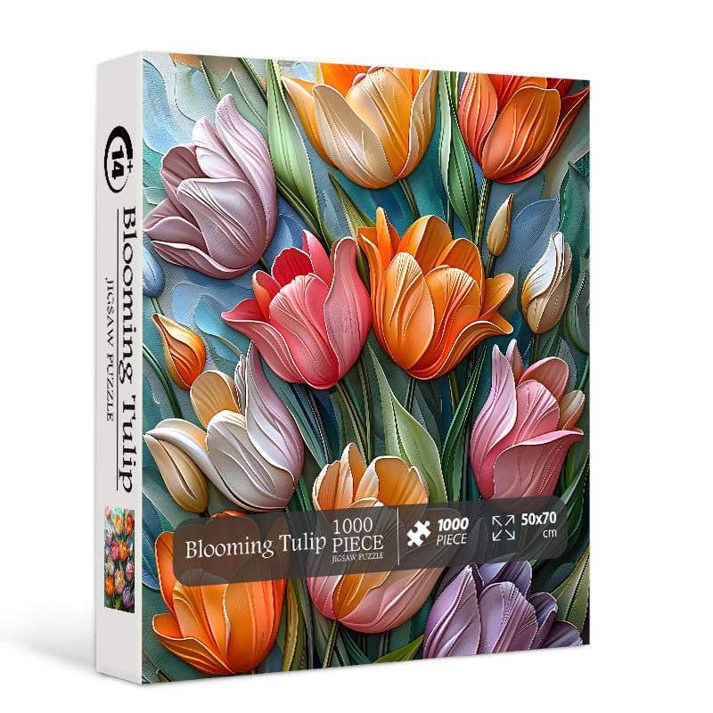 Puzzle en puzzle en tulipes 1000 pièces