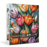 Puzzle en puzzle en tulipes 1000 pièces