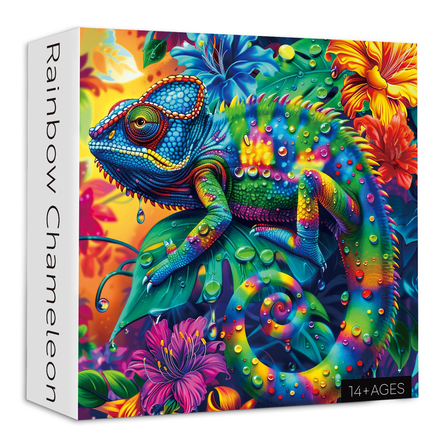 Rainbow Chameleon Jigsaw Puzzle 1000 piezas