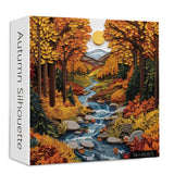 Automne Silhouette Puzzle 1000 pièces