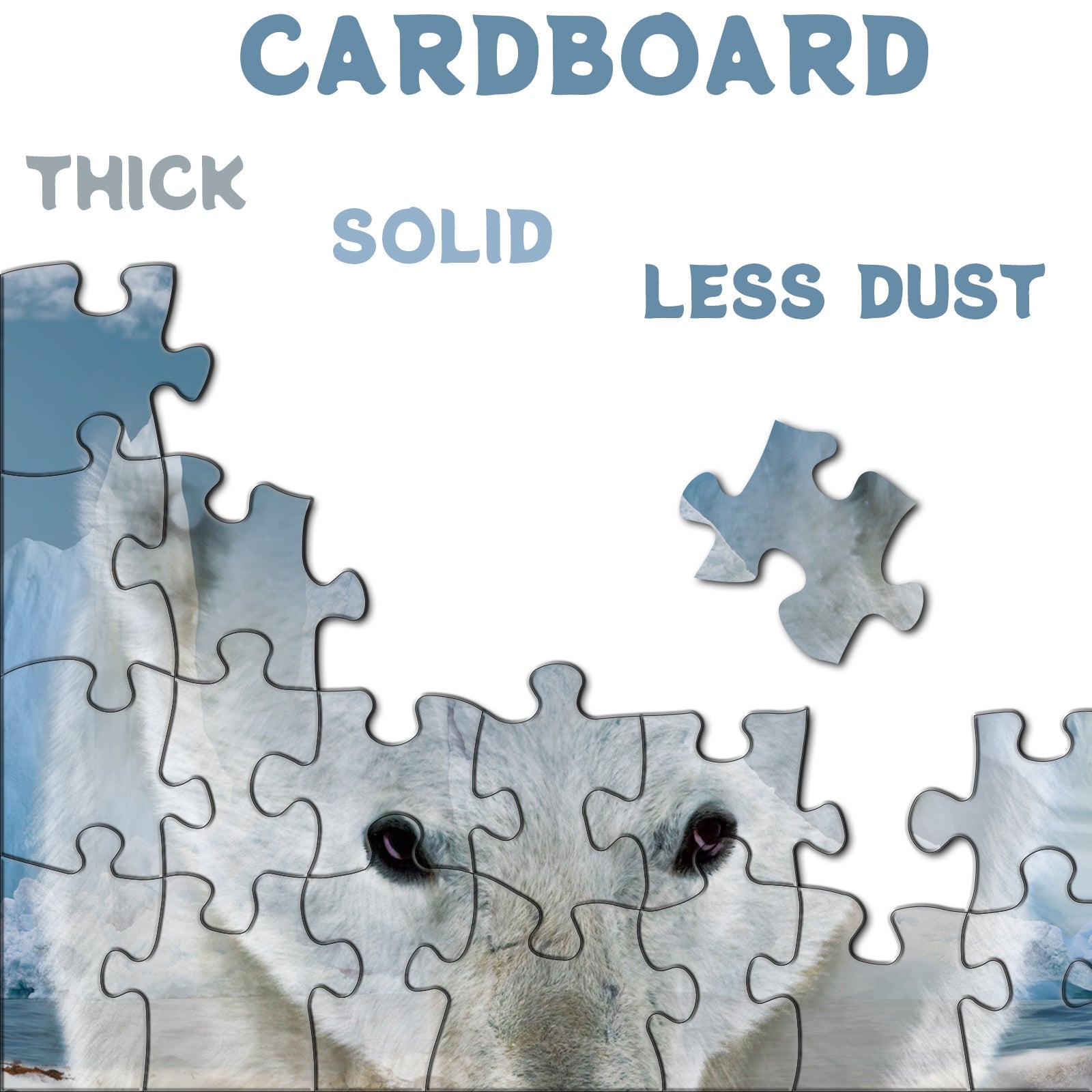 Eisbergbär -Puzzles 1000 Stücke