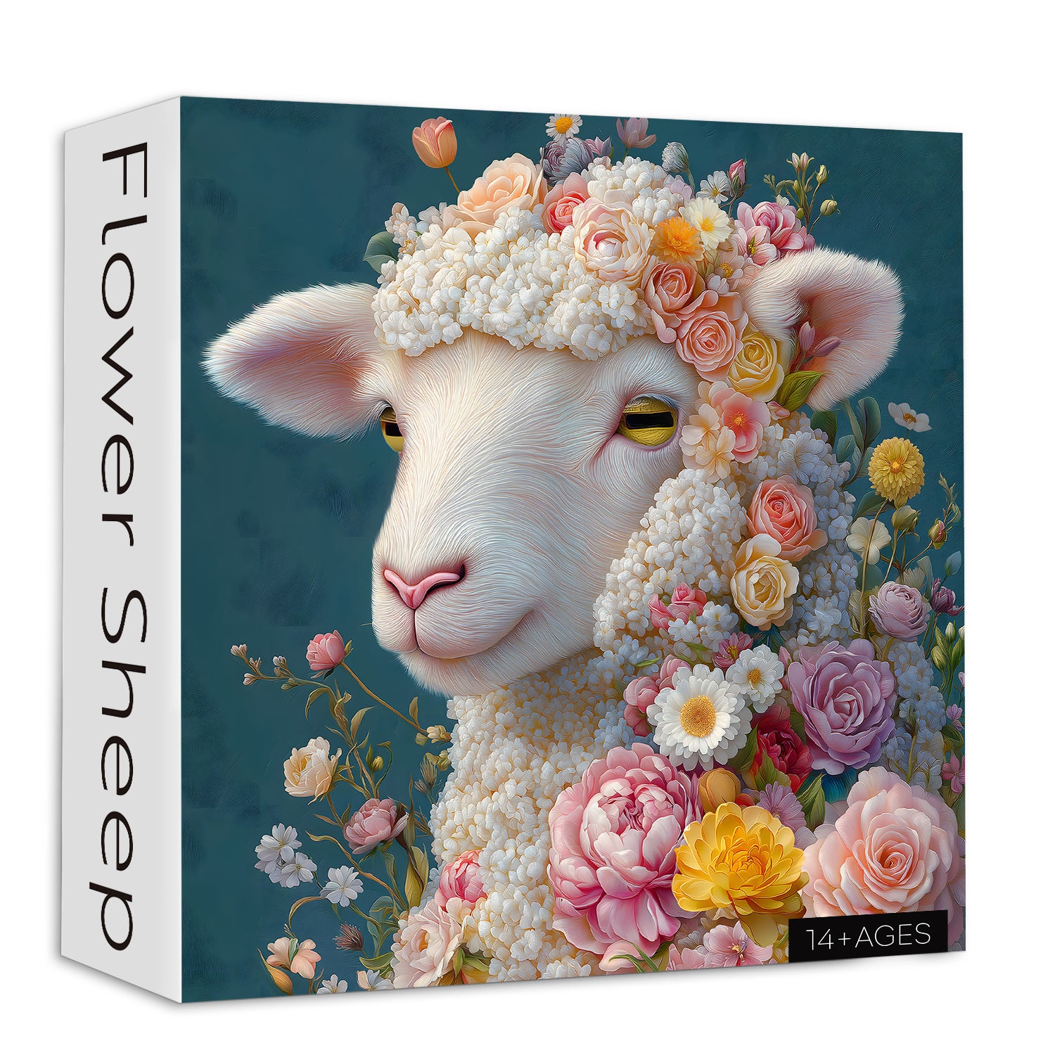 Flower Sheep Jigsaw Puzzle 1000 Pieces