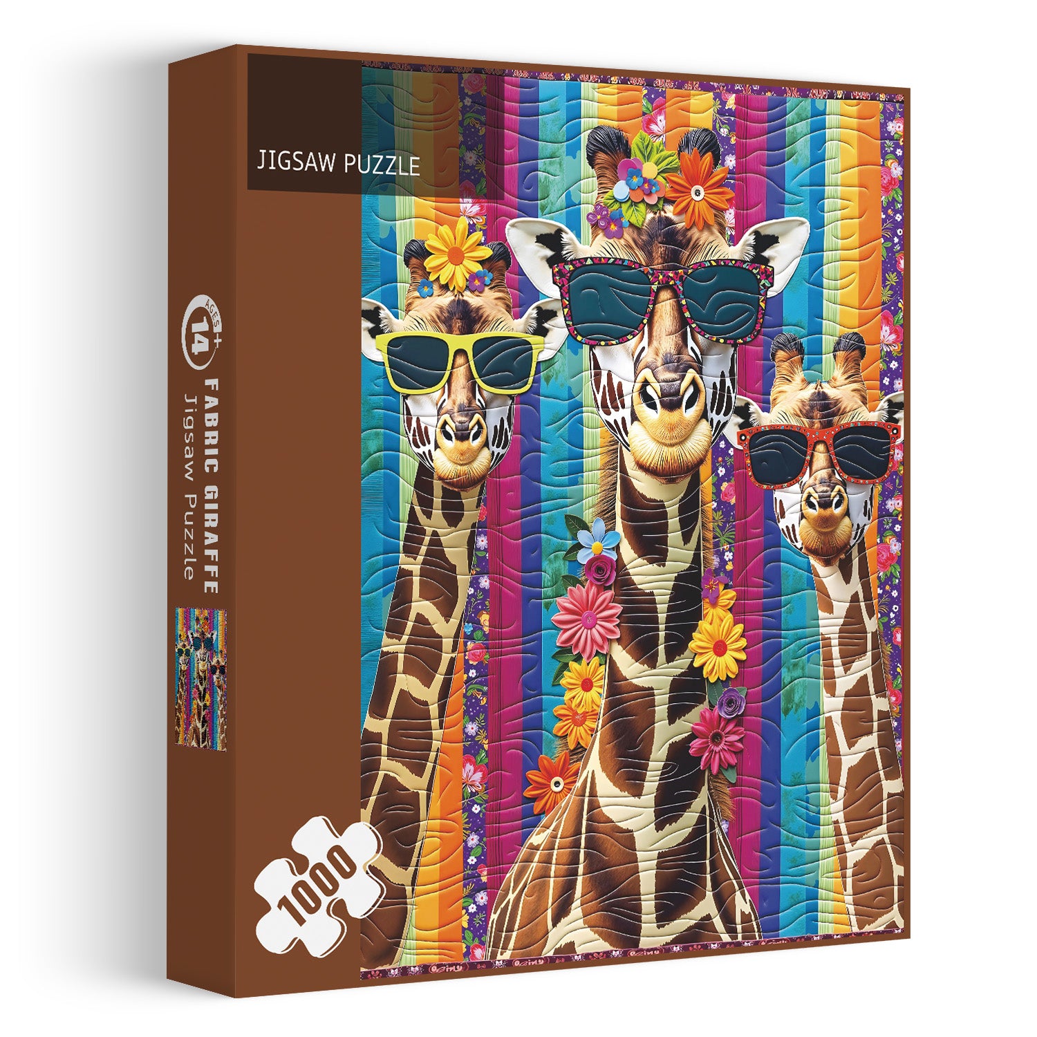 Stoff Giraffe Puzzle 1000 Stücke